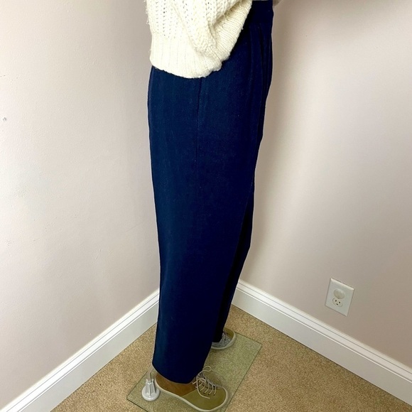 Vintage High-Waisted Wool Trousers – Size 9/10 - Picture 3 of 13